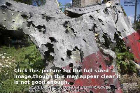 MH17ないしは370便が２機の戦闘機の銃によって撃墜された決定的証拠