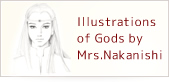 Illustrations of Gods by Mrs.Seiko Nakanishi