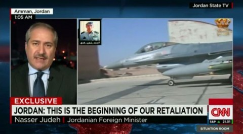 ヨルダン軍がＩＳＩＳ拠点を空爆