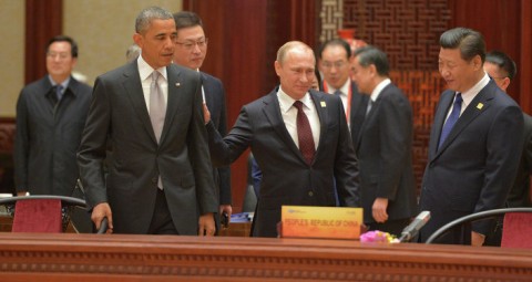 オバマ大統領、プーチン大統領 © SPUTNIK/ ALEXEI DRUZHININ