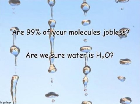 《私達の分子の99％は何もしていないのだろうか？水は本当にH2Oなのだろうか？》